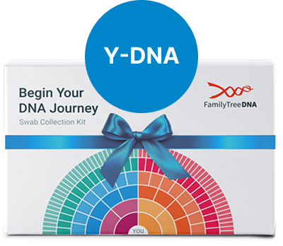 Y-DNA test kit with ribbon